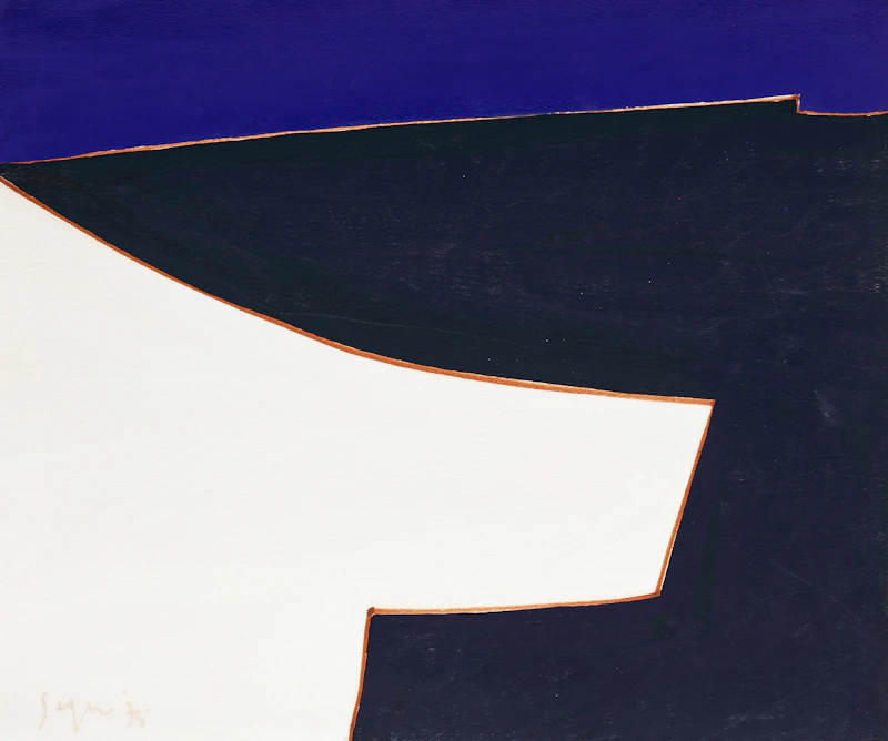 Peter Winchell Sager, Four Untitled Abstracts, four gouache and inks on paper - view 3