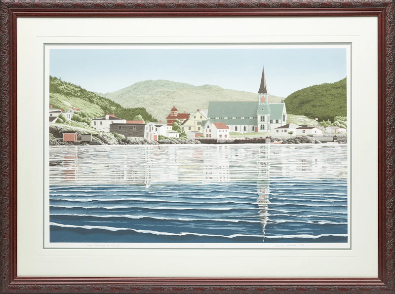 Donna Clouston, Early Morning in Trinity, colour serigraph, 1996 - view 2