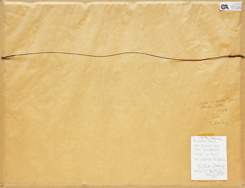 René Marcil, Untitled (Three Female Figures), felt marker drawing, 1972 - view 3