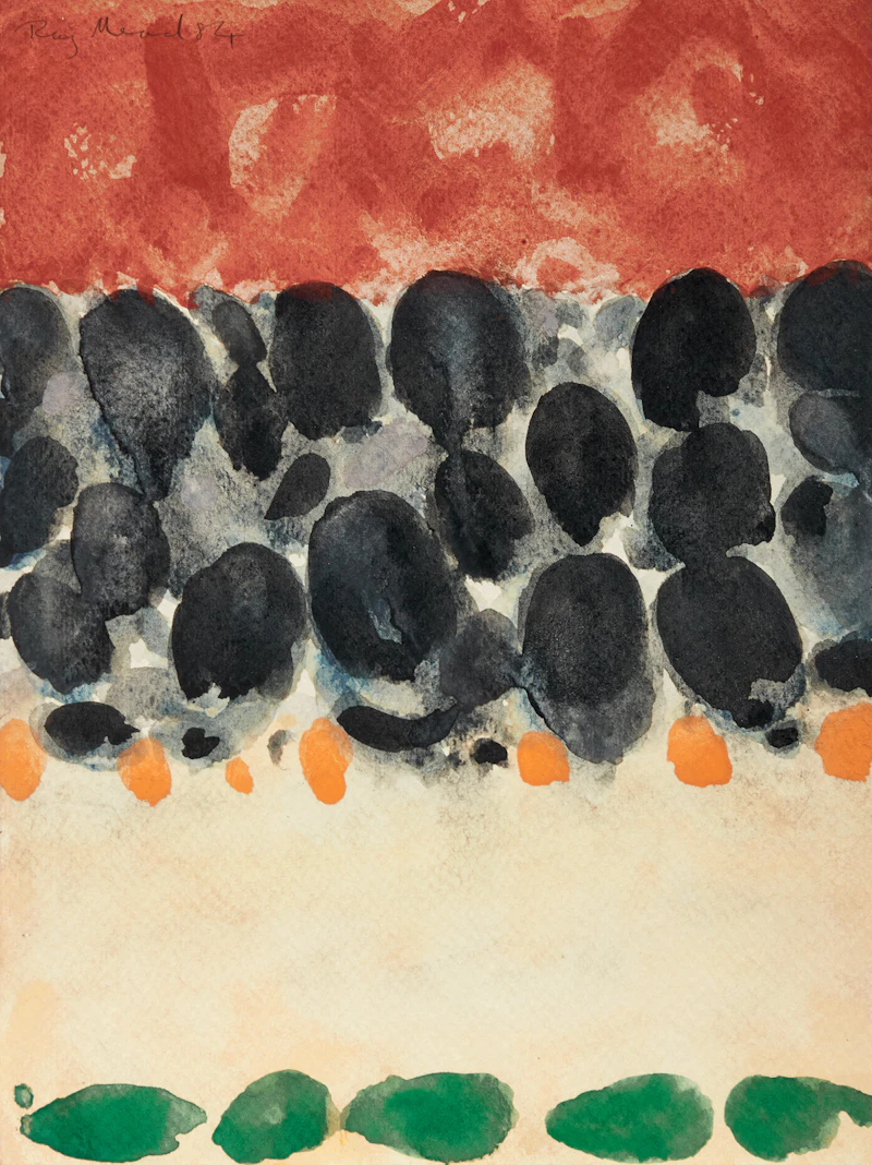 Raymond John Mead, Summer Madness II, 1984, watercolour