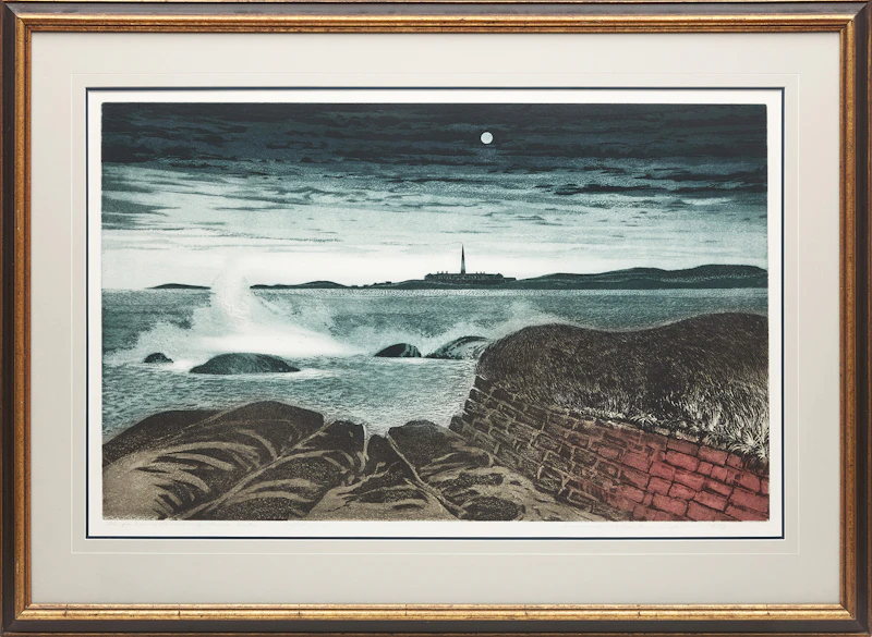 David Lloyd Blackwood, The Fortress of Louisbourg, Nova Scotia, 1973, etching and aquatint - view 2