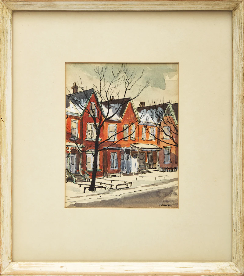Albert Jacques Franck, Mitchell Avenue, watercolour - view 2