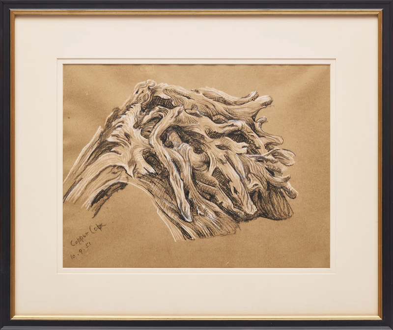 William Percival Weston, Copper Cove, 1951, charcoal - view 2