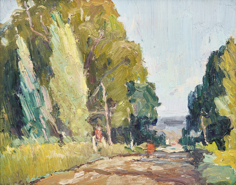 Rural Road, circa 1940 by George Paginton