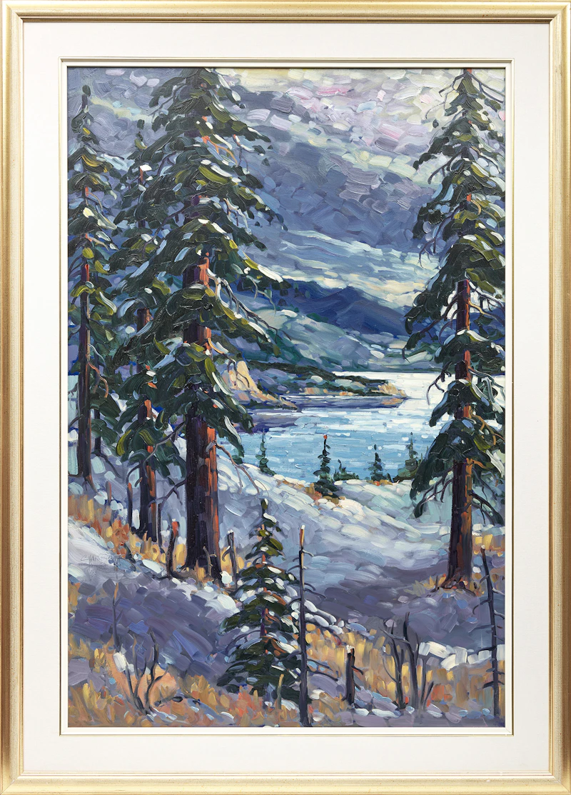 Rod Charlesworth, Grey Valley, Okanagan, oil on canvas - view 2