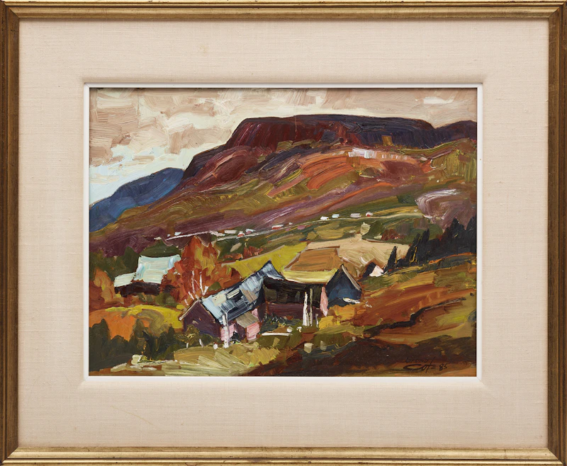 Bruno Côté, Notre Dame des Monts, 1985, oil on board - view 2
