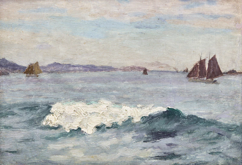 Sailing off the Coast by William Brymner