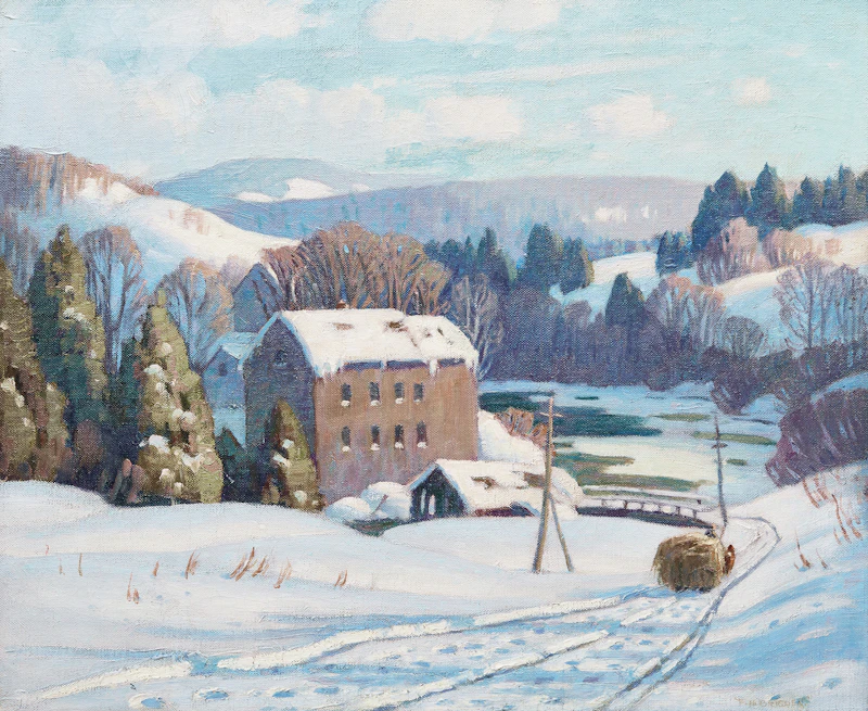 The Old Mill (Minden) by Frederick Henry Brigden