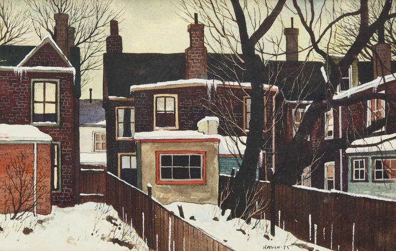 Back of Borden St. by John Kasyn