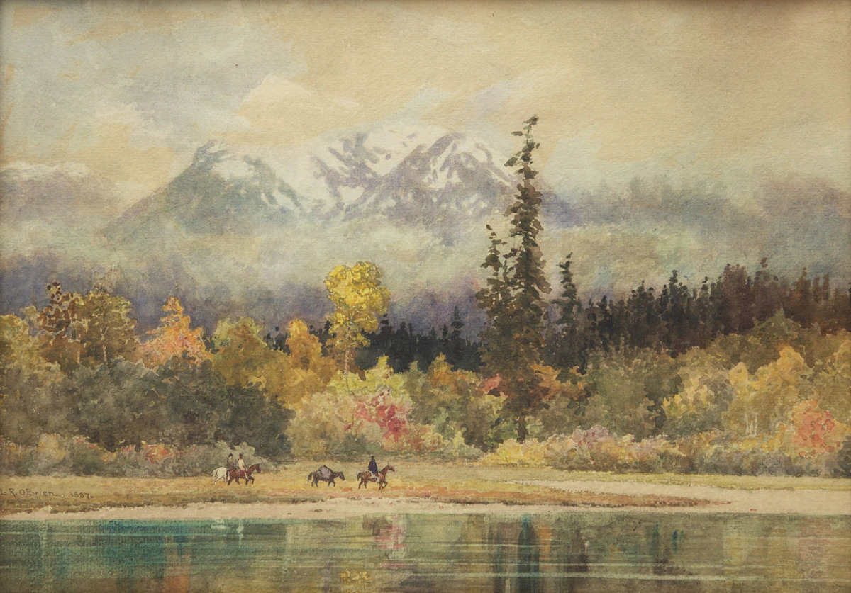 Lucius O'Brien, Untitled (Mountain Landscape), watercolour, 1887