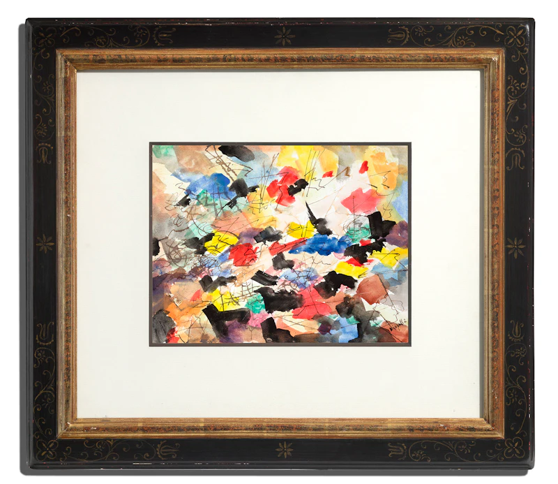 Jean Paul Riopelle, Sans titre, 1947, ink and watercolour - view 2