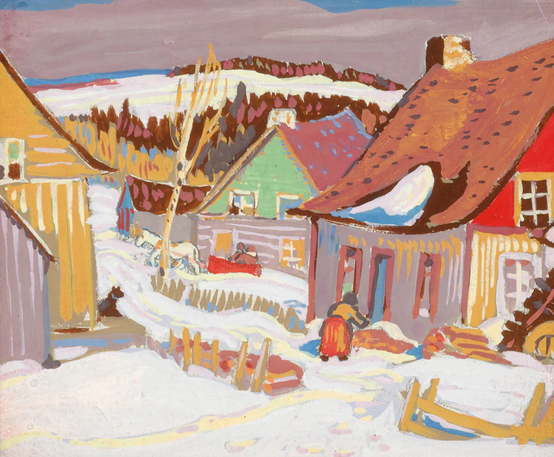 Alexander Young Jackson, Near Ste. Irénée, circa 1923, gouache