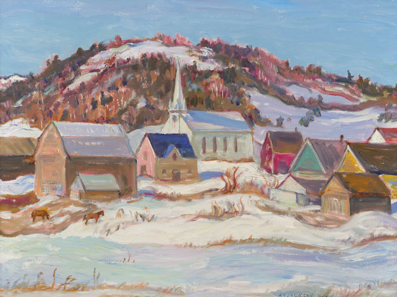 Alexander Young Jackson, Notre-Dame-de-la-Salette, 1964, oil on canvas
