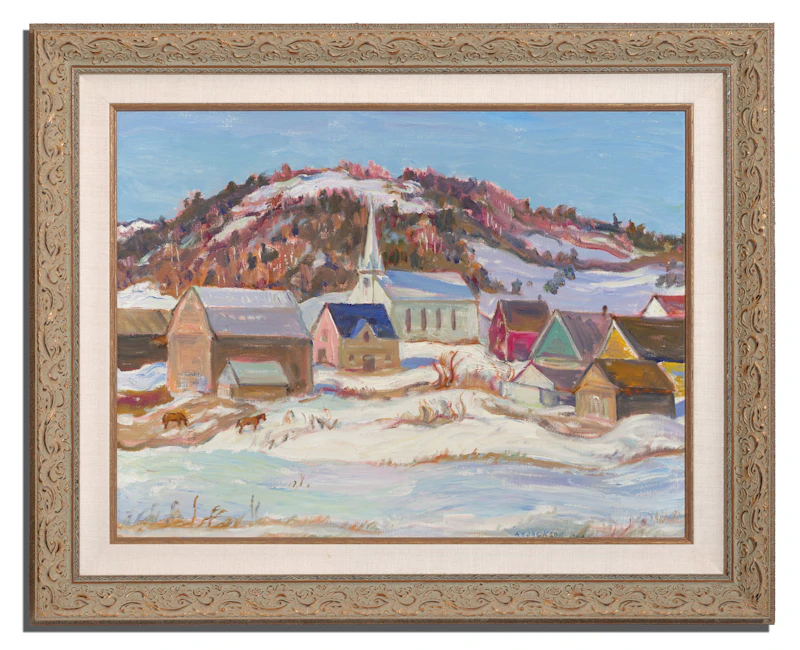 Alexander Young Jackson, Notre-Dame-de-la-Salette, 1964, oil on canvas - view 2