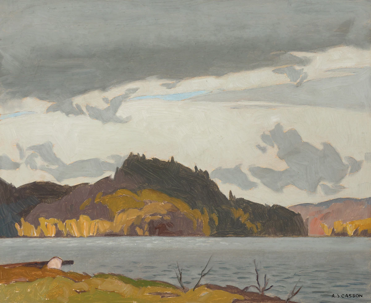 Alfred Joseph Casson, Clearing After Rain (South Portage), 1972, oil on board