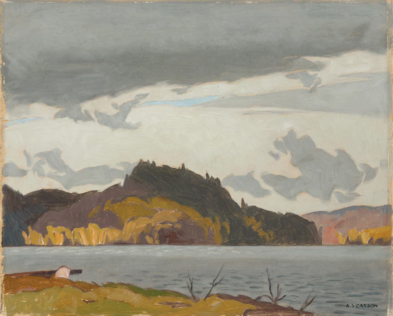 Alfred Joseph Casson, Clearing After Rain (South Portage), 1972, oil on board - view 4
