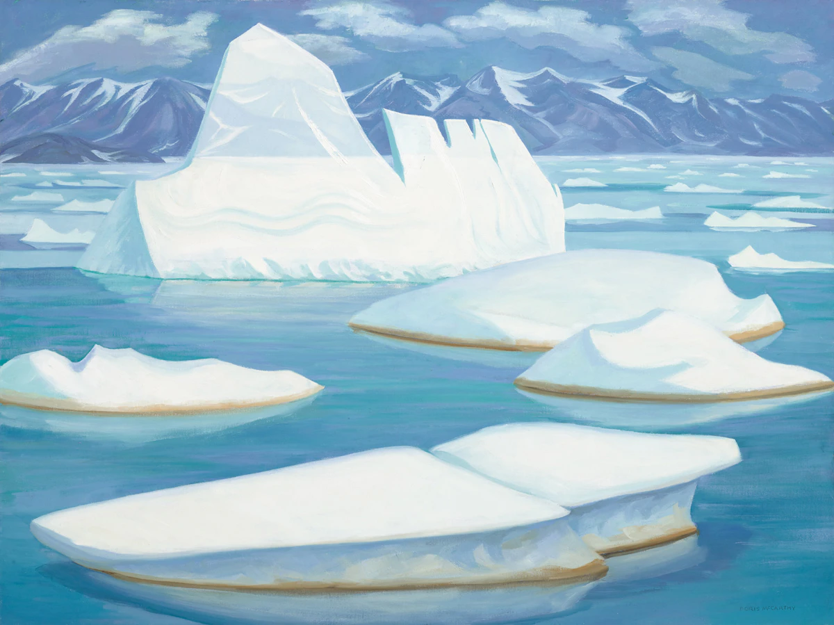Doris Jean McCarthy, Iceberg Fantasy #38, 1987, oil on canvas