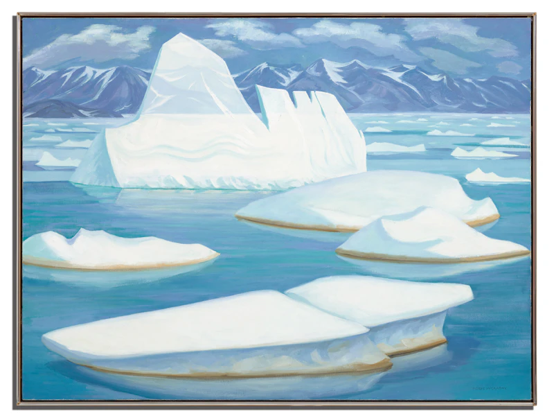 Doris Jean McCarthy, Iceberg Fantasy #38, 1987, oil on canvas - view 2