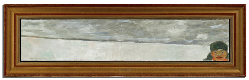 Jean Paul Lemieux, Hiver, 1988, oil on canvas - view 2