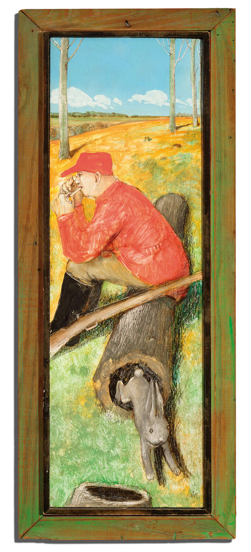 William Kurelek, Missed Opportunity, 1971, mixed media on board - view 2