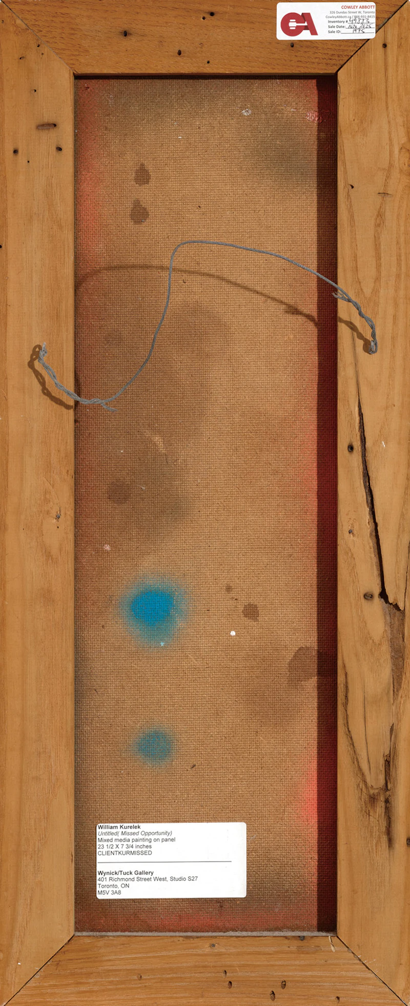 William Kurelek, Missed Opportunity, 1971, mixed media on board - view 3