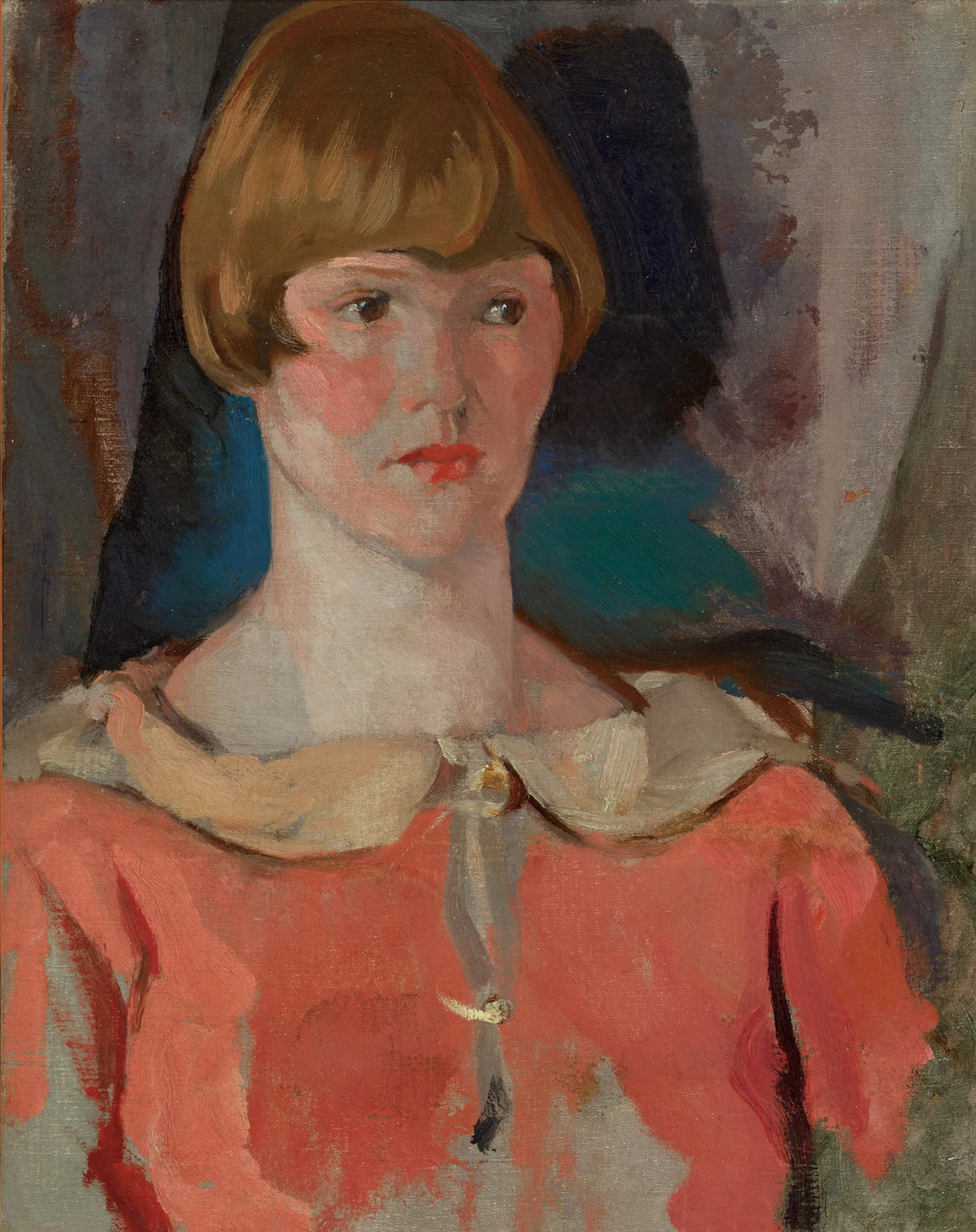 Frederick Horsman Varley, Dorothy, 1925, oil on canvas, circa 1935