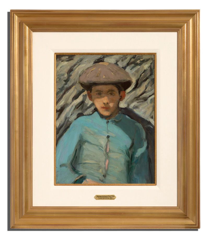 James Wilson Morrice, Head of Boy, Cancale, June or July 1896, oil on canvas, circa 1896 - view 2