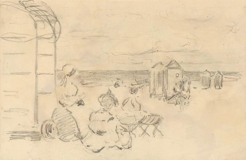 Beach Scene, Saint-Malo, circa 1898 by James Wilson Morrice