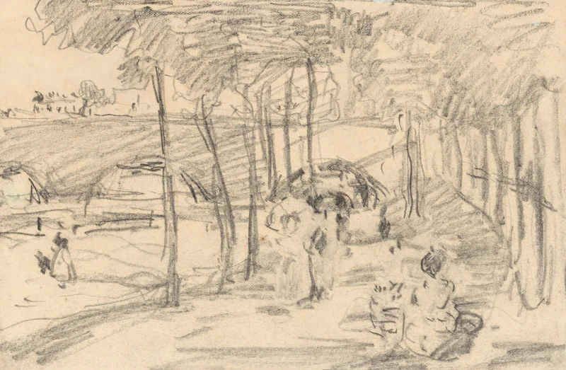 Street Scene, Paris or Charenton, 1898 by James Wilson Morrice