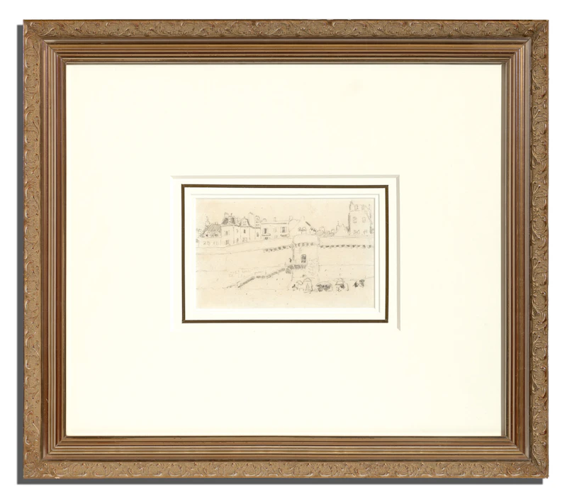 James Wilson Morrice, The Ramparts, St. Malo, circa 1898, graphite on paper - view 2