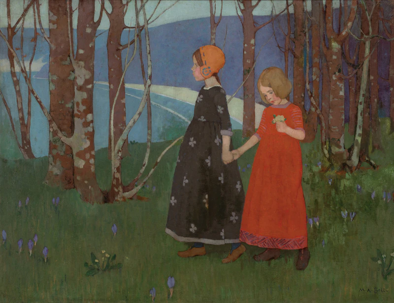 Mary Alexandra Bell Eastlake, When Spring Rides Through the Woods, 1900, oil on canvas