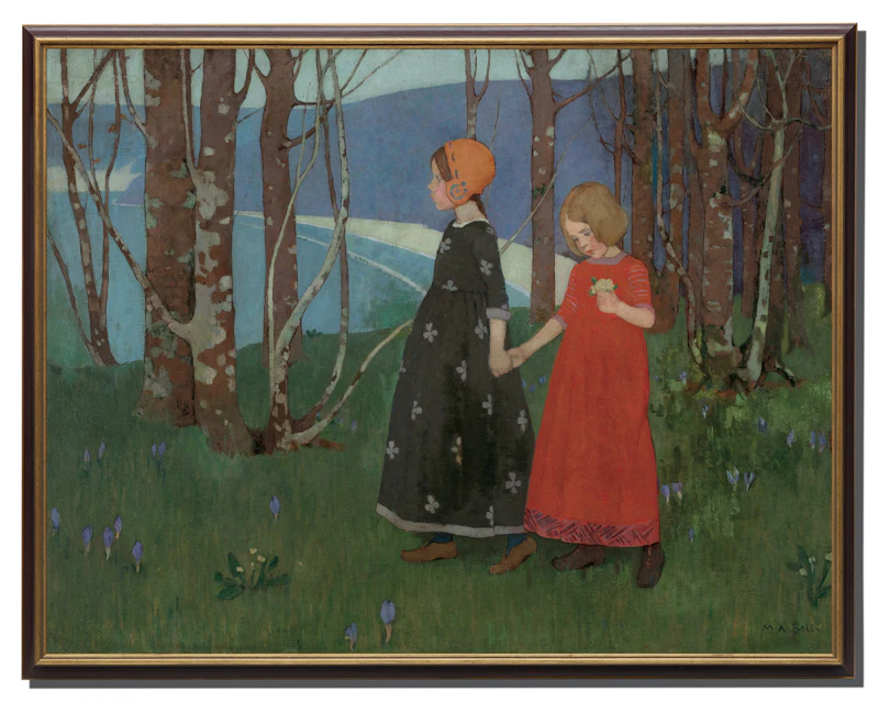 Mary Alexandra Bell Eastlake, When Spring Rides Through the Woods, 1900, oil on canvas - view 2