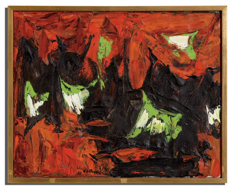 Rita Letendre, Jour d'été, 1961, oil on canvas - view 2