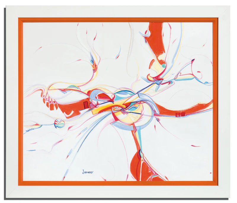 Alex Simeon Janvier, Pipe Ceremony Blessing, 2012, acrylic on canvas - view 2