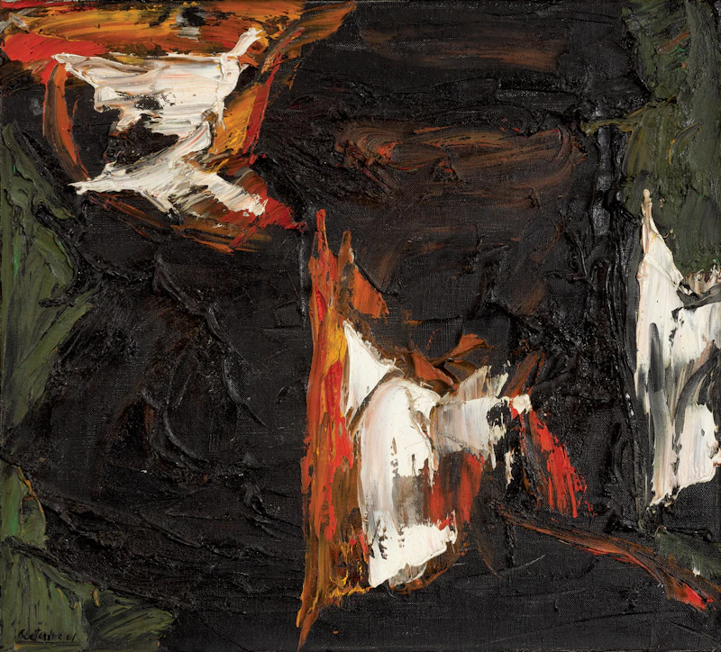 Rita Letendre, Circuit nocturne, 1961, oil on canvas