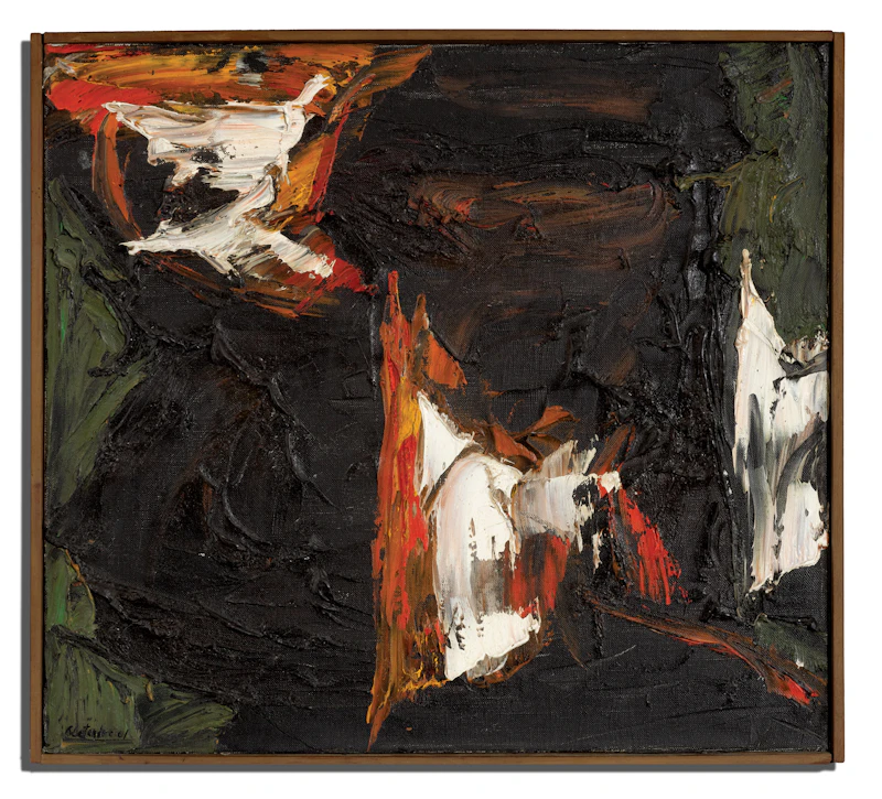 Rita Letendre, Circuit nocturne, 1961, oil on canvas - view 2