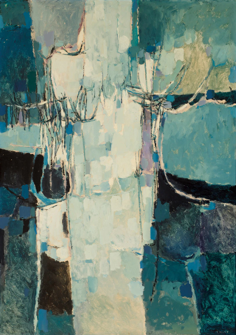 Gordon Appelbe Smith, Blue Painting, circa 1959, oil on canvas - view 1