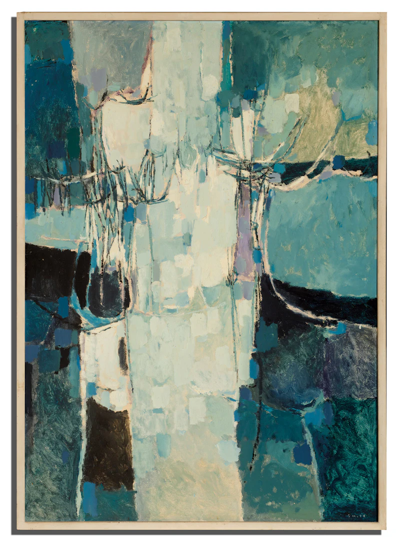 Gordon Appelbe Smith, Blue Painting, circa 1959, oil on canvas - view 2