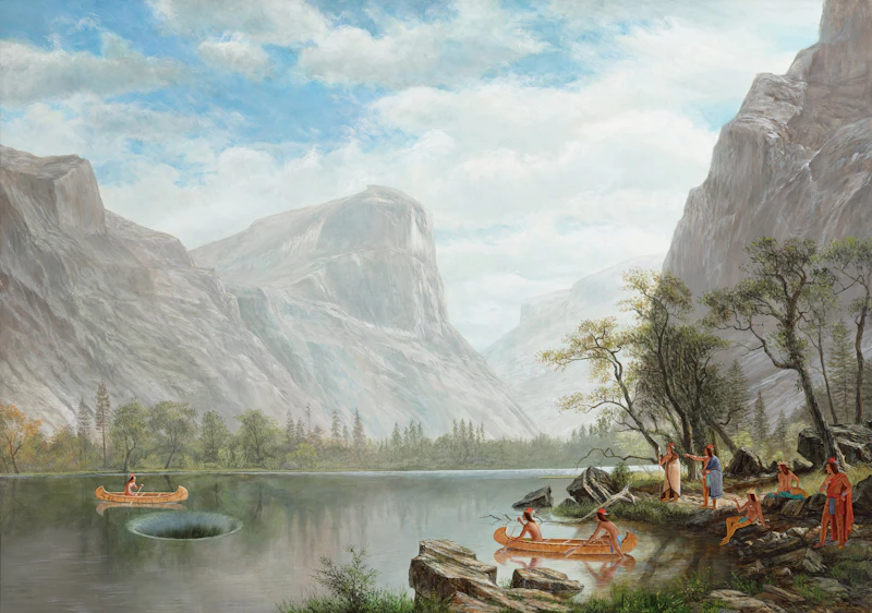 Kent Monkman, Flow, 2011, acrylic on canvas