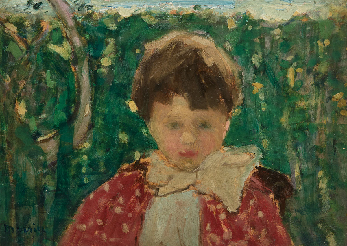 James Wilson Morrice, Head of Boy, Capri, circa 1894, oil on board