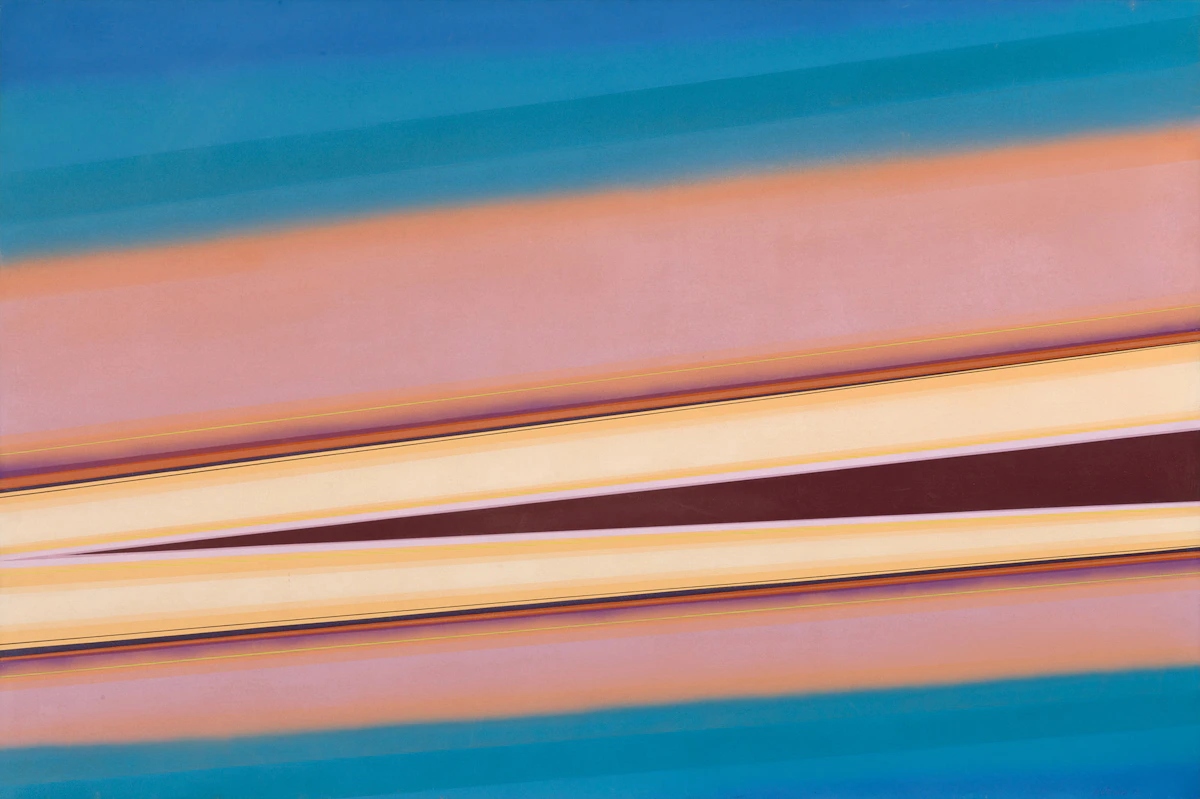 Rita Letendre, Field, 1974, acrylic on canvas