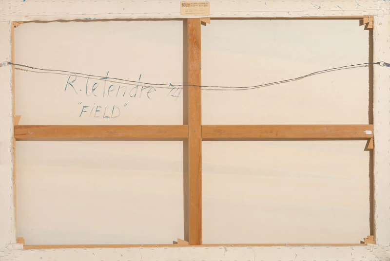 Rita Letendre, Field, 1974, acrylic on canvas - view 3