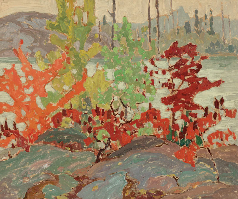 Franklin Carmichael, The Severn, circa 1922, oil on board