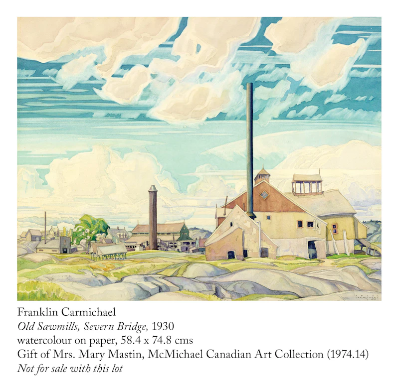 Franklin Carmichael, The Severn, circa 1922, oil on board - view 4