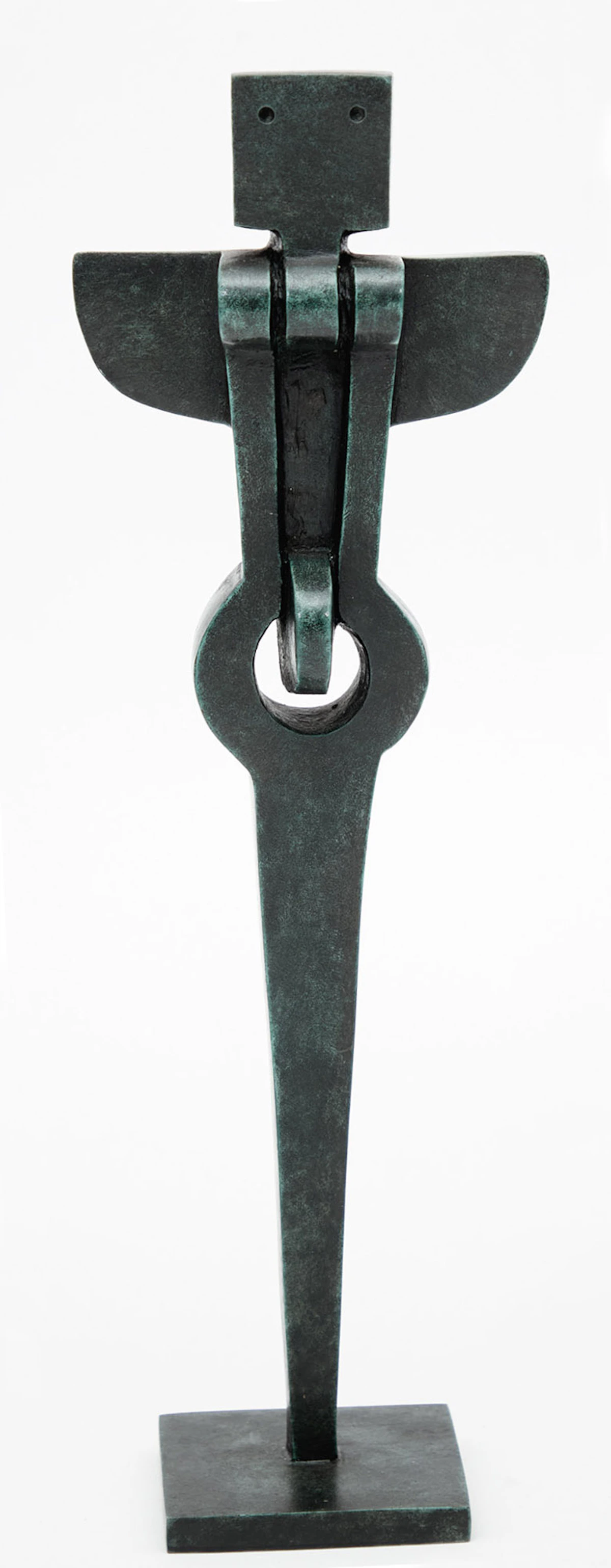 Sorel Etrog, Hinged Spirit Study, 1978, bronze