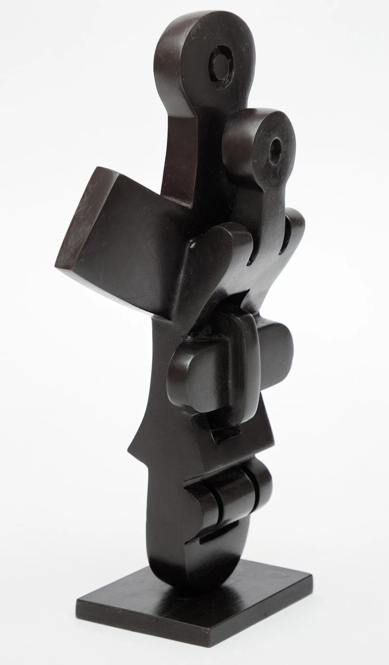 Sorel Etrog, Mother and Child Yanai,  circa 1972-79, bronze, circa 1972 - view 2