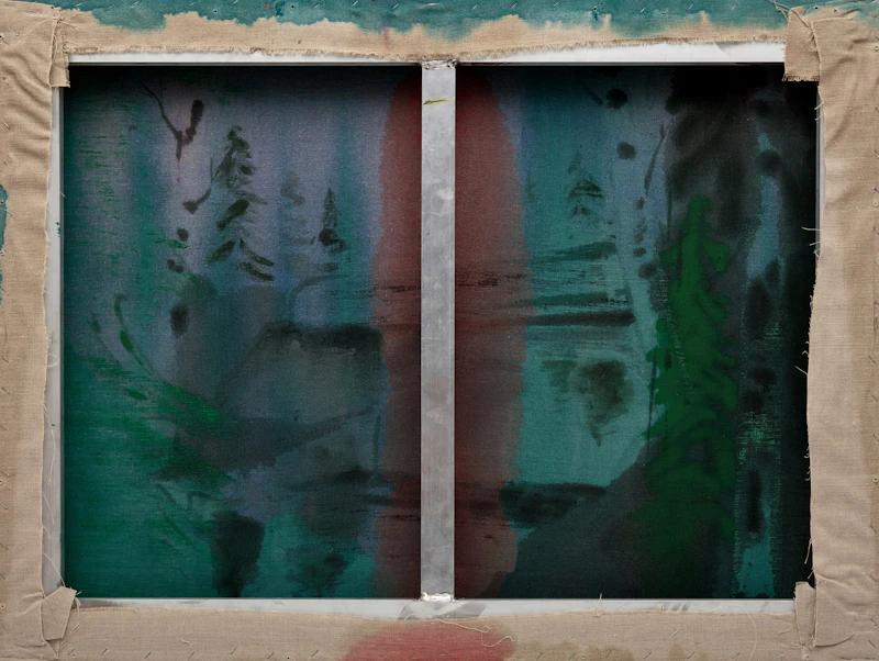 Kim Dorland, Bridge, mixed media on canvas - view 2