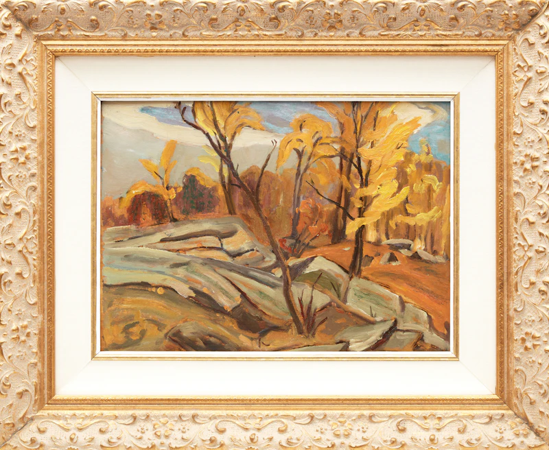 Frederick Grant Banting, Rock Island Near French River, oil on board - view 2