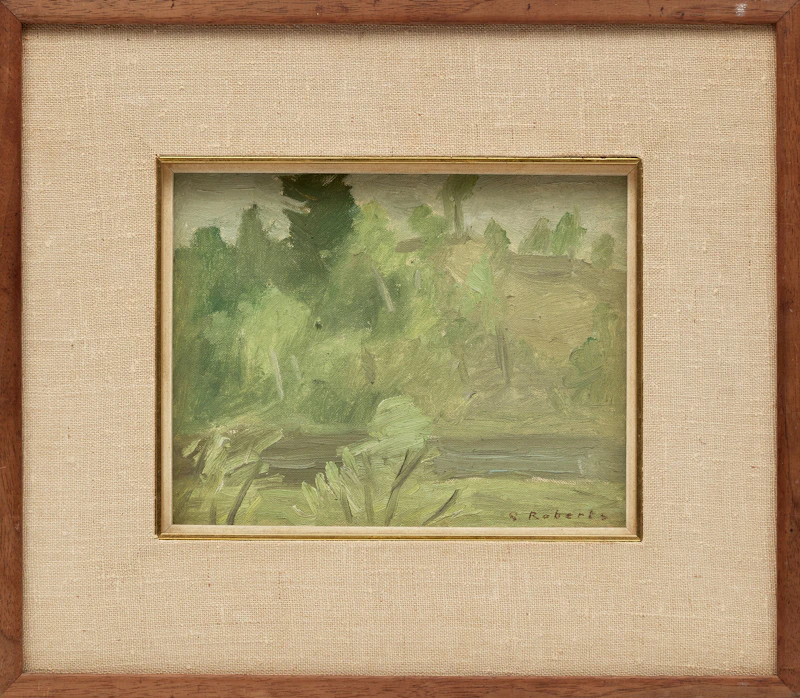 William Goodridge Roberts, Piedmont, oil on board, 1946 - view 3
