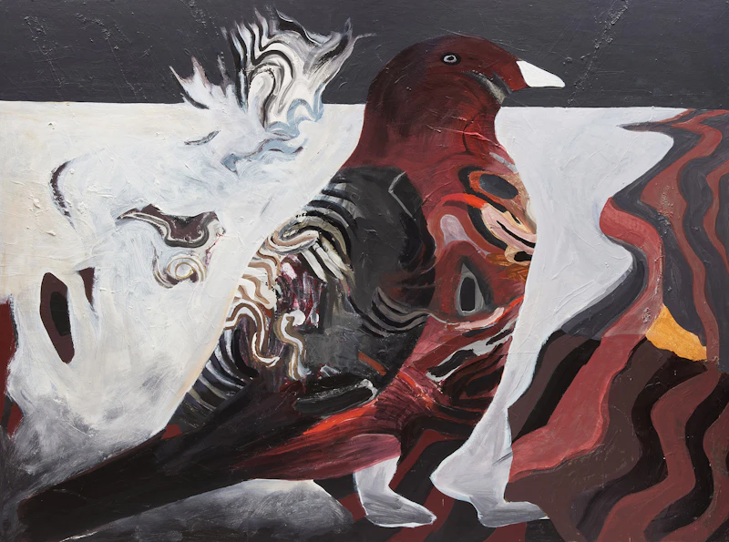 Jack Leonard Shadbolt, White Breaking, oil on board, 1965-69 - view 1